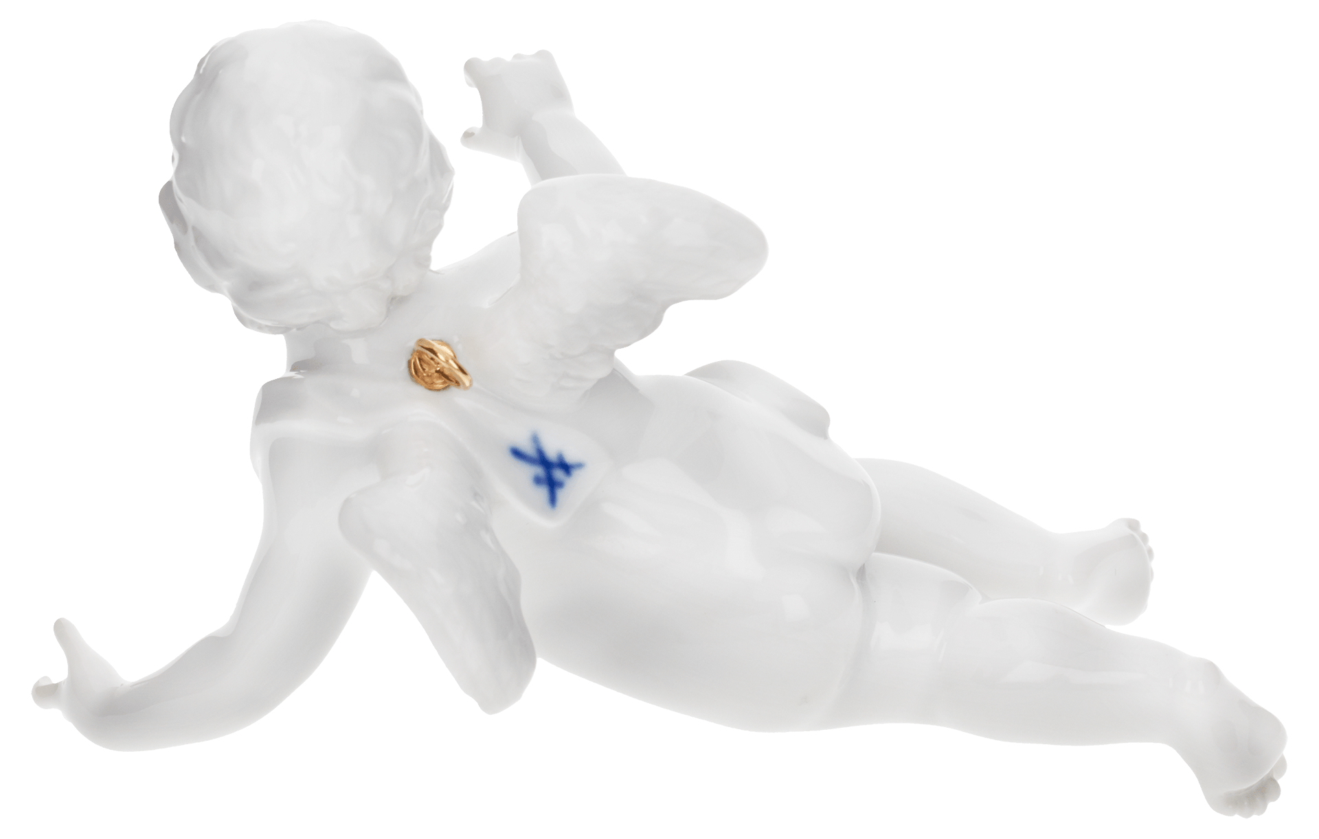 Einzelfigur Engel, Weiß, T 10,5 cm | Meissen Figuren Individuell 000001 - 70m03 - Meissen Weimar