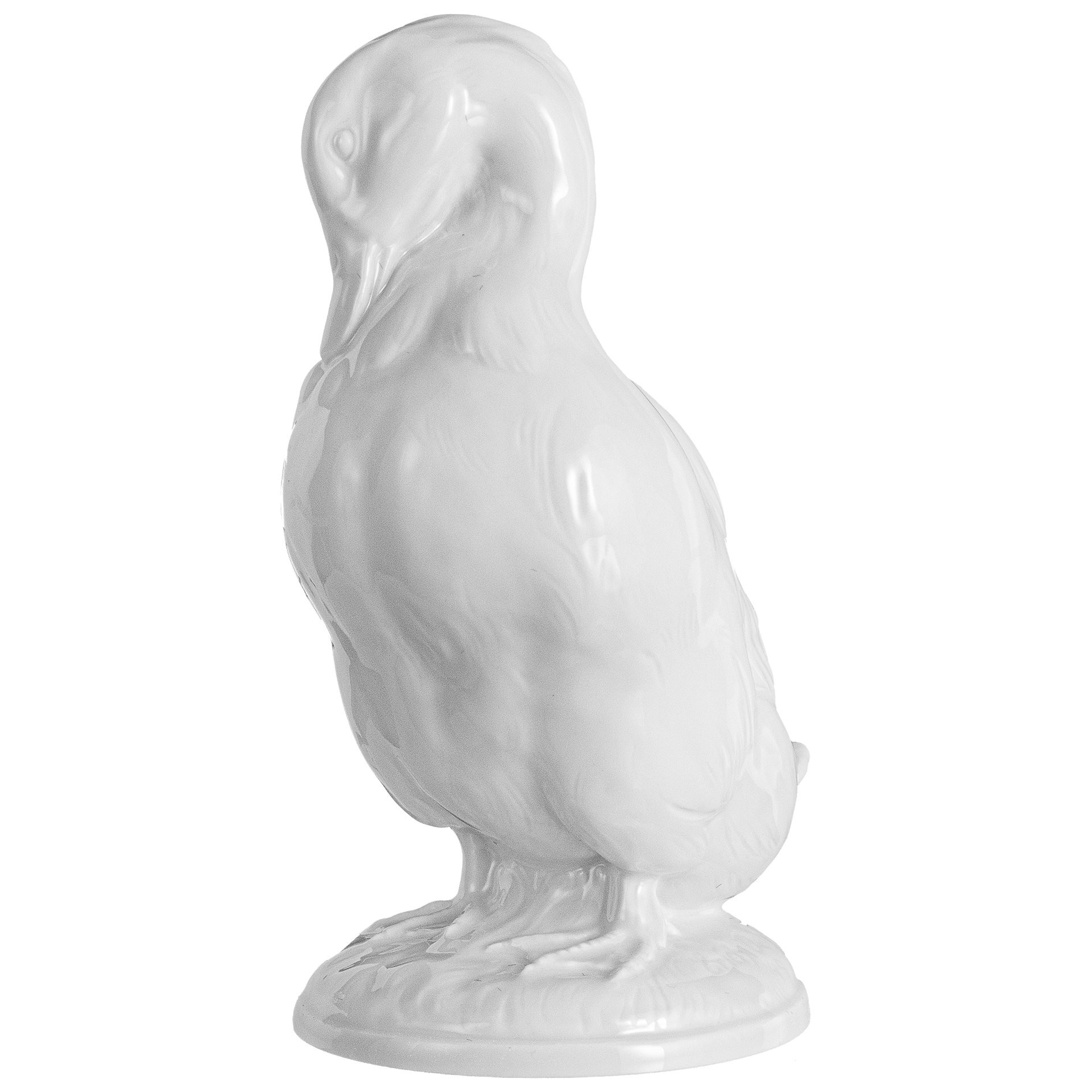 Einzelfigur Ente, Weiß, H 14,5 cm | Meissen Figuren Individuell 000001 - 77332 - Meissen Weimar