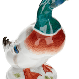 Einzelfigur Entenerpel, Bunt staffiert, H 14 cm | Meissen Figuren Individuell