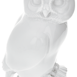 Einzelfigur Eule, Weiß, H 15,5 cm | Meissen Figuren Individuell