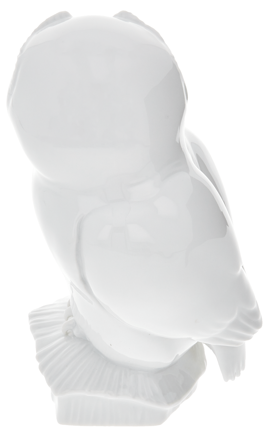 Einzelfigur Eule, Weiß, H 15,5 cm | Meissen Figuren Individuell 000001 - 77248 - Meissen Weimar