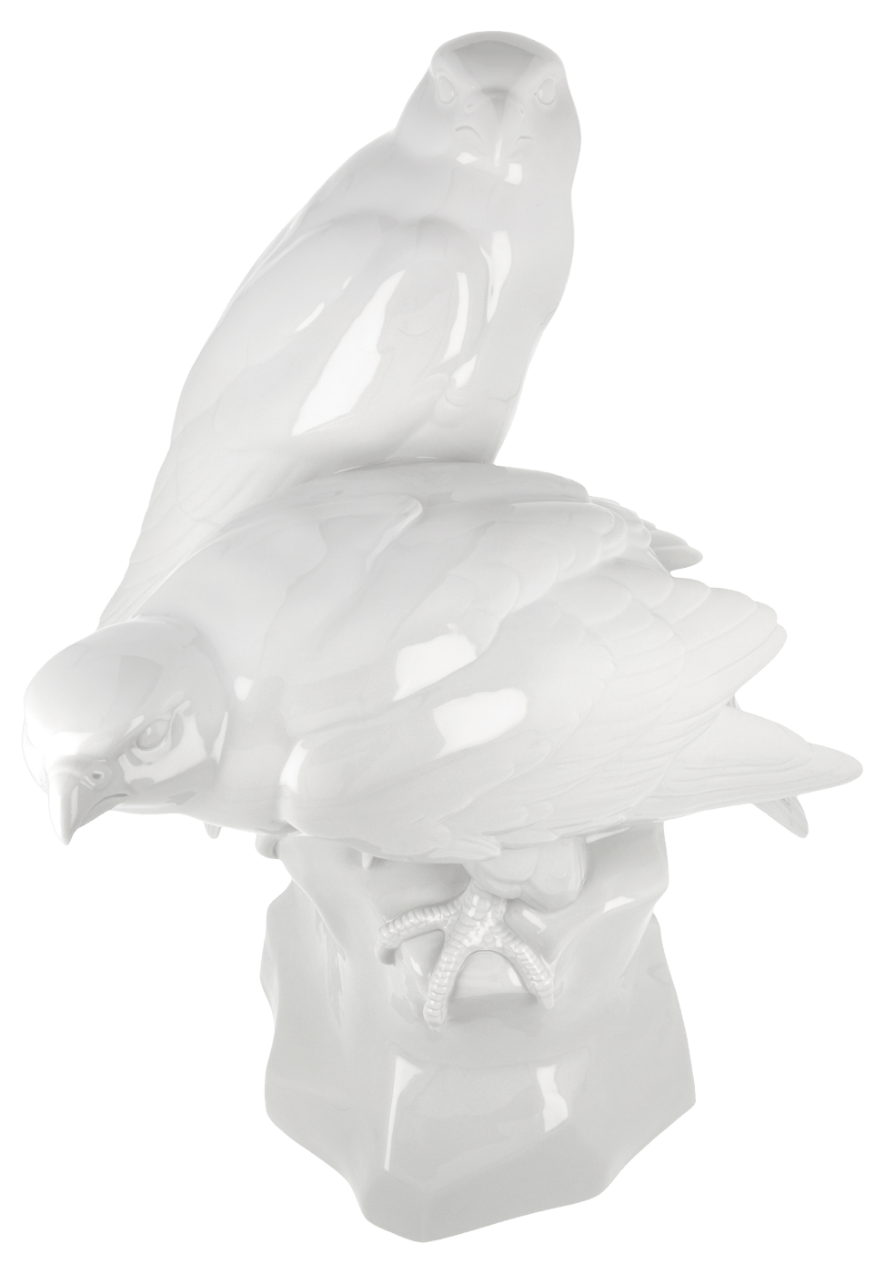 Einzelfigur Falkengruppe, Weiß, H 31 cm | Meissen Kollektion Markenzeichen 000001 - 77349 - Meissen Weimar