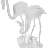 Einzelfigur Flamingogruppe, Weiß, H 28 cm | Meissen Figuren Individuell