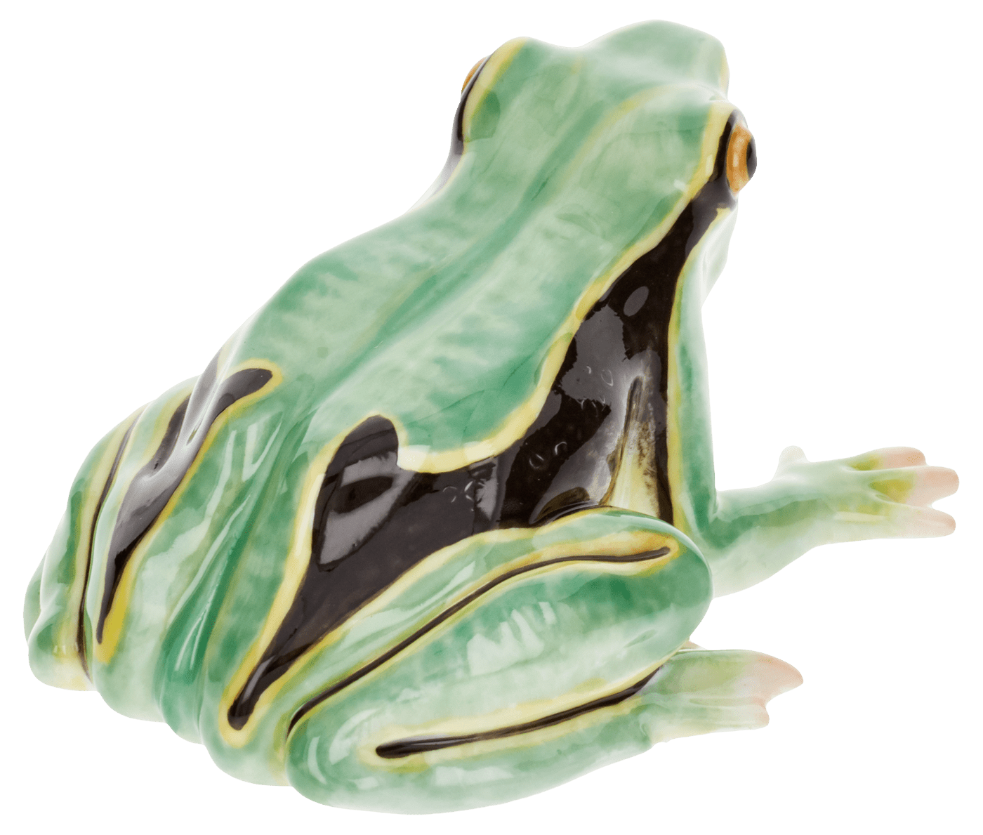 Einzelfigur Frosch, Bunt staffiert, H 3,5 cm | Meissen Figuren Individuell 900100 - 78826 - Meissen Weimar