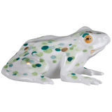 Einzelfigur Frosch, Wasserlinsen, H 3,5 cm | Meissen Figuren Individuell