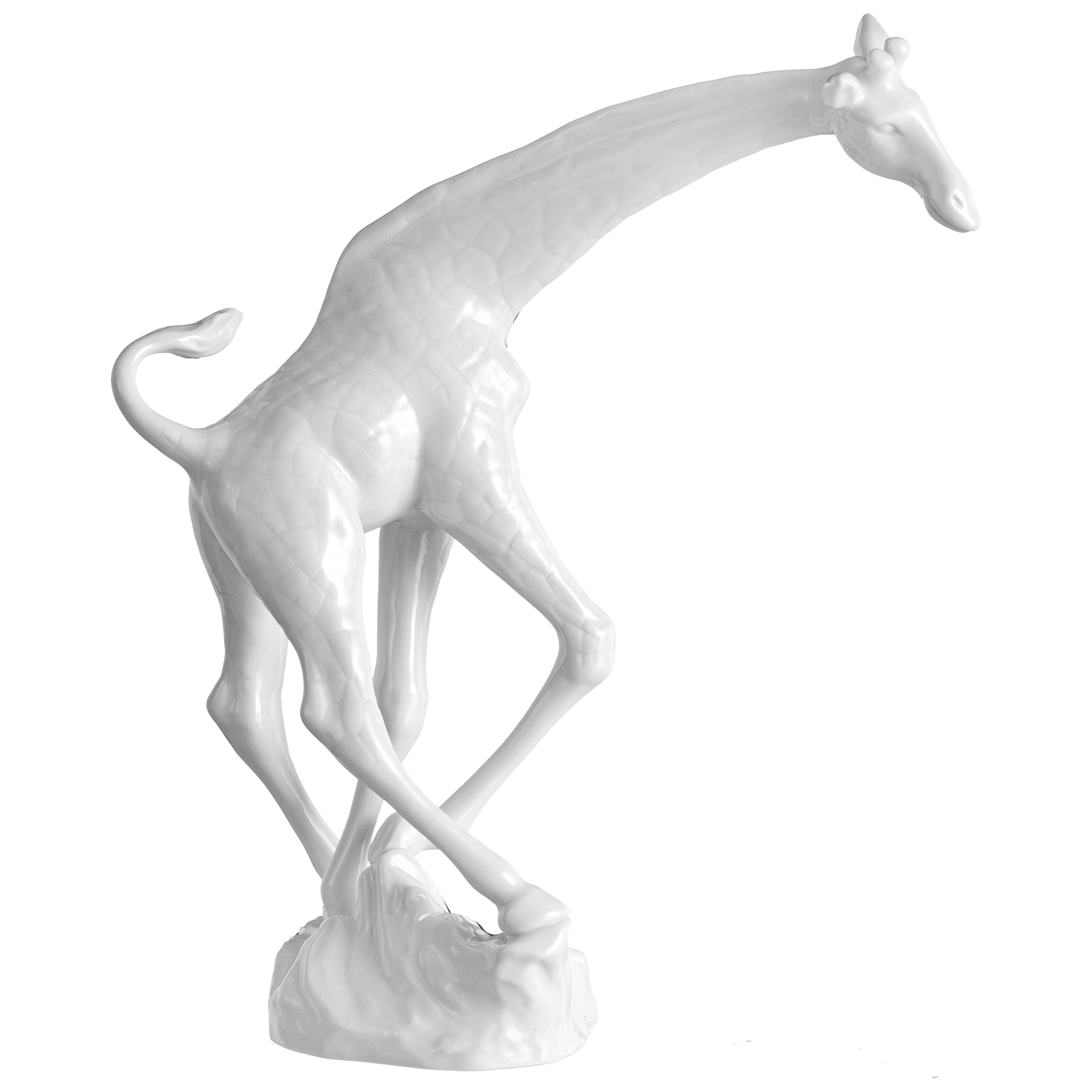 Einzelfigur Giraffe Weiß H 20 cm | Meissen Figuren Individuell 000001 - 78790 - Meissen Weimar