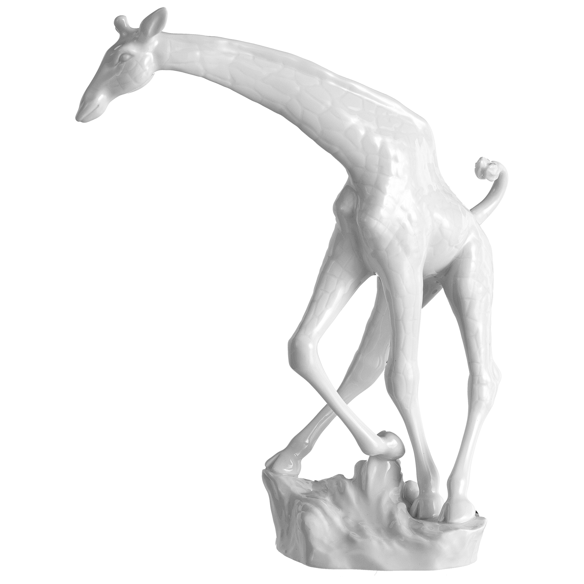 Einzelfigur Giraffe Weiß H 20 cm | Meissen Figuren Individuell 000001 - 78790 - Meissen Weimar