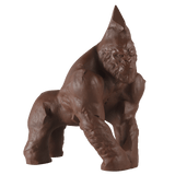 Einzelfigur Gorilla, Böttgersteinzeug, H 38 cm | Accessoires Meissen Böttgersteinzeug