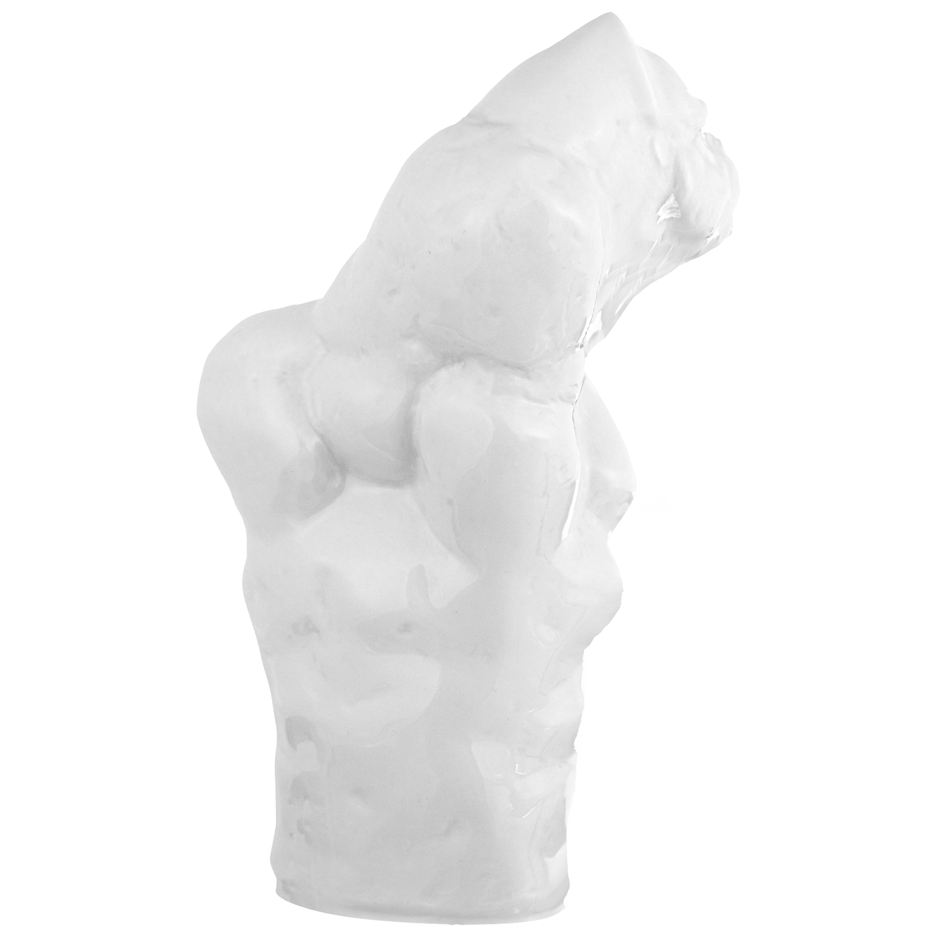 Einzelfigur Gorilla, Weiß, H 16,5 cm | Meissen Figuren Individuell 000001 - 78037 - Meissen Weimar