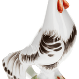 Einzelfigur Hahn, bunt staffiert, H 15,8 cm | Meissen Figuren Individuell