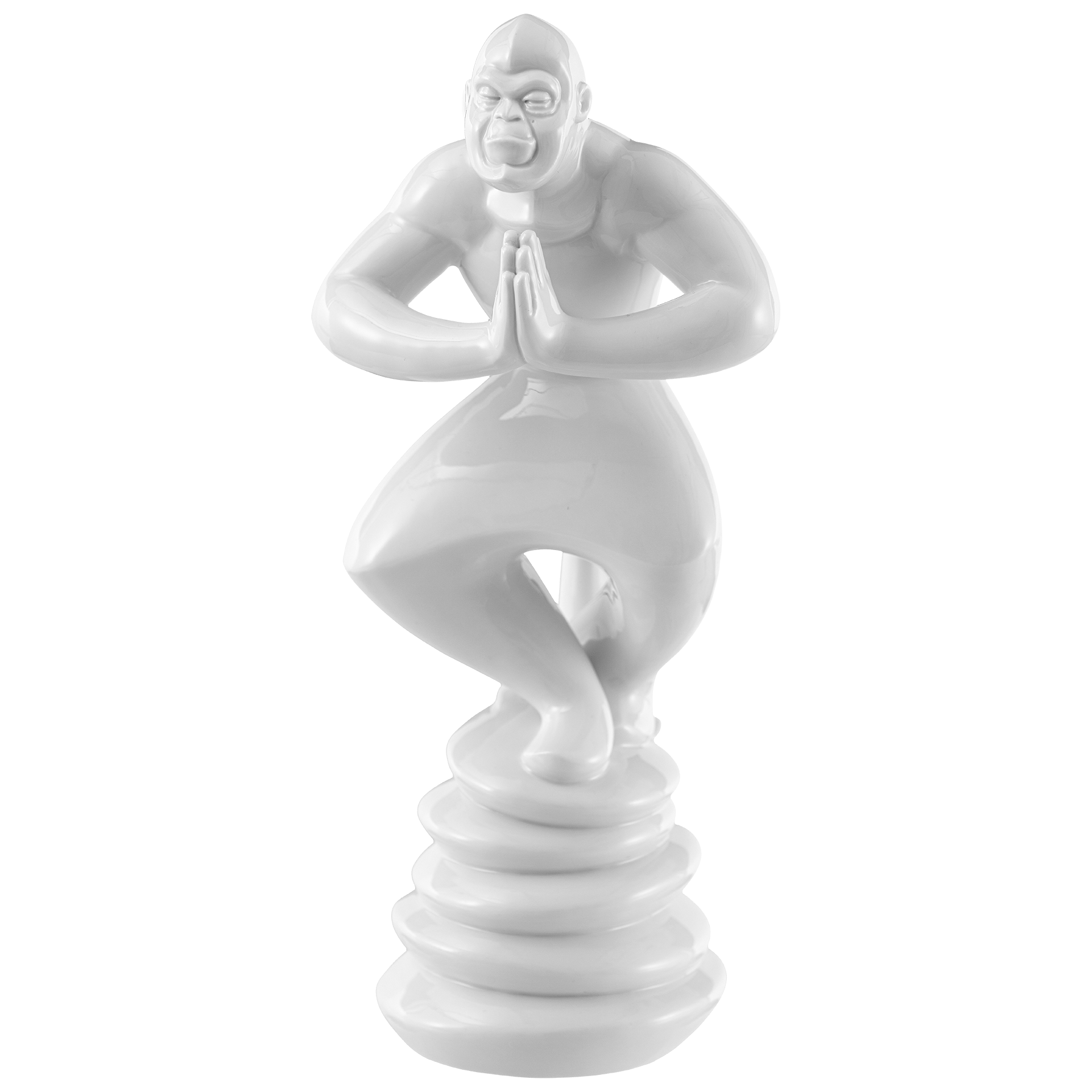 Einzelfigur Hanuman, Weiß, H 27 cm | Meissen Figuren Individuell 000001 - 73956 - Meissen Weimar