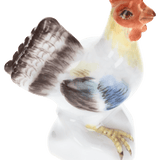 Einzelfigur Haushenne, Bunt staffiert, H 3.5 cm | Meissen Figuren Individuell
