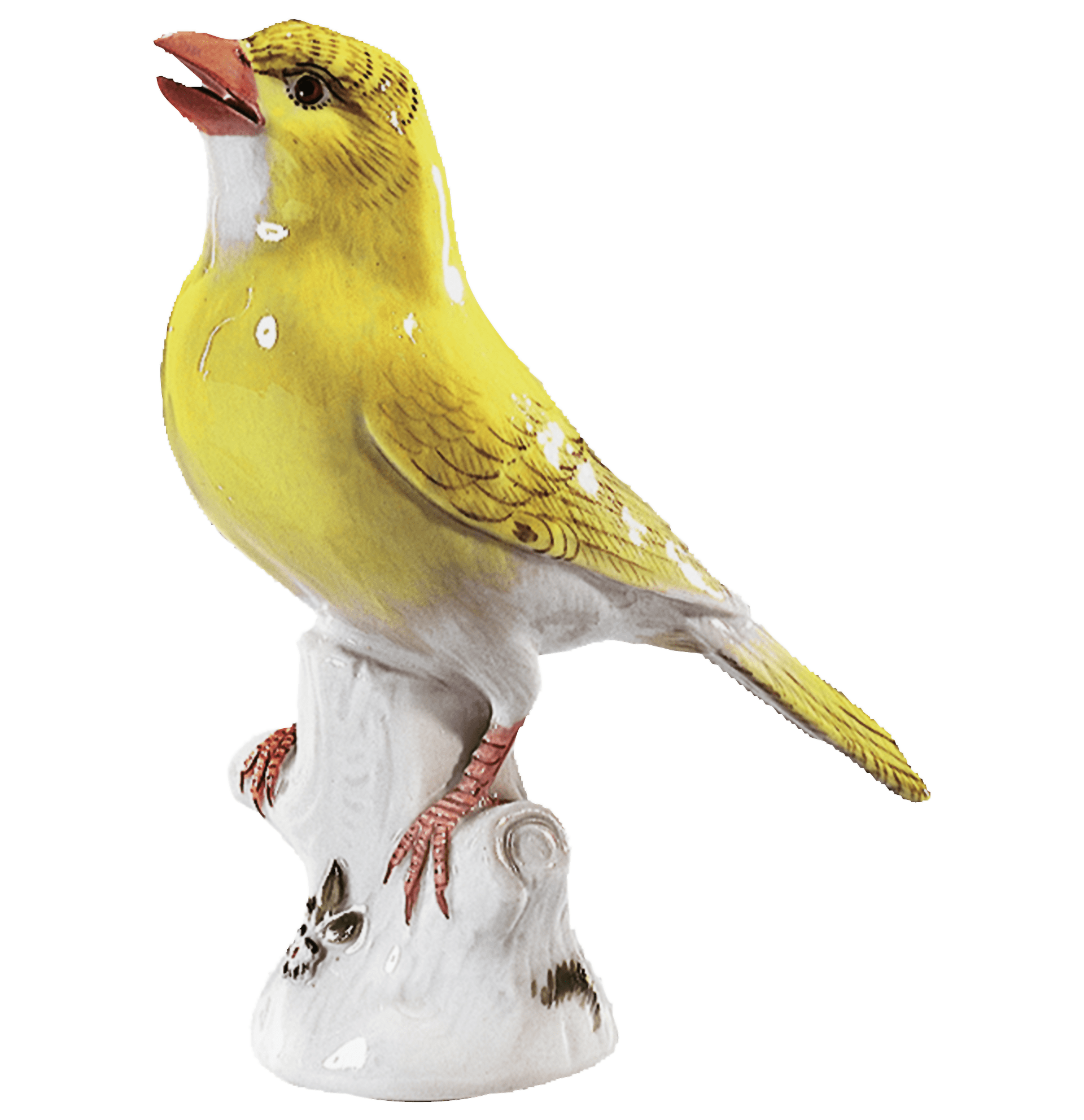 Einzelfigur Kanarienvogel, Bunt staffiert, H 11 cm | Meissen Figuren Individuell 900100 - 77067 - Meissen Weimar