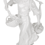 Einzelfigur Koreanerin Weiß H 30 cm | Meissen Figuren Individuell