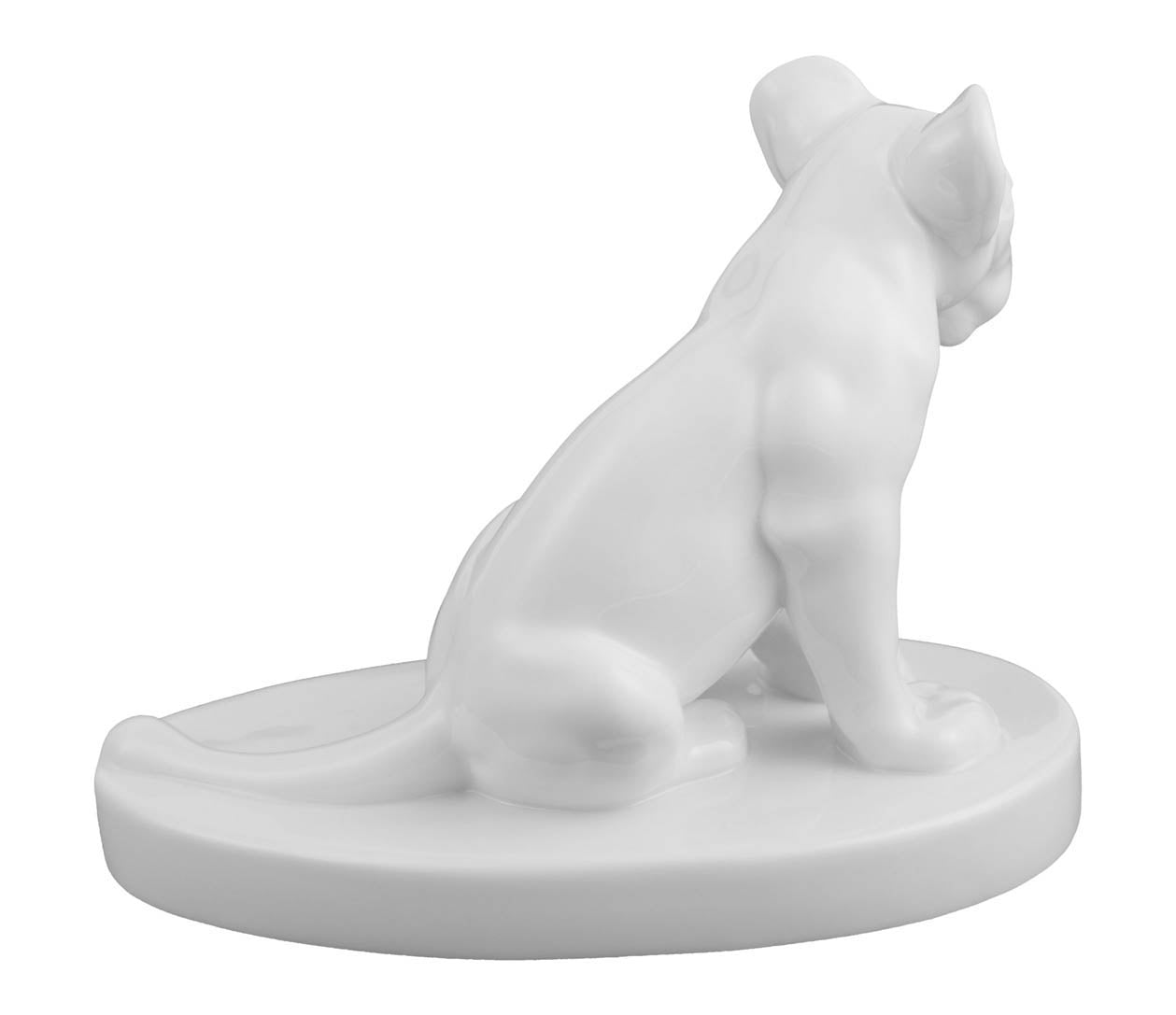 Einzelfigur Löwe jung Weiß, H 11 cm | Meissen Figuren Individuell 000001 - 78724 - Meissen Weimar