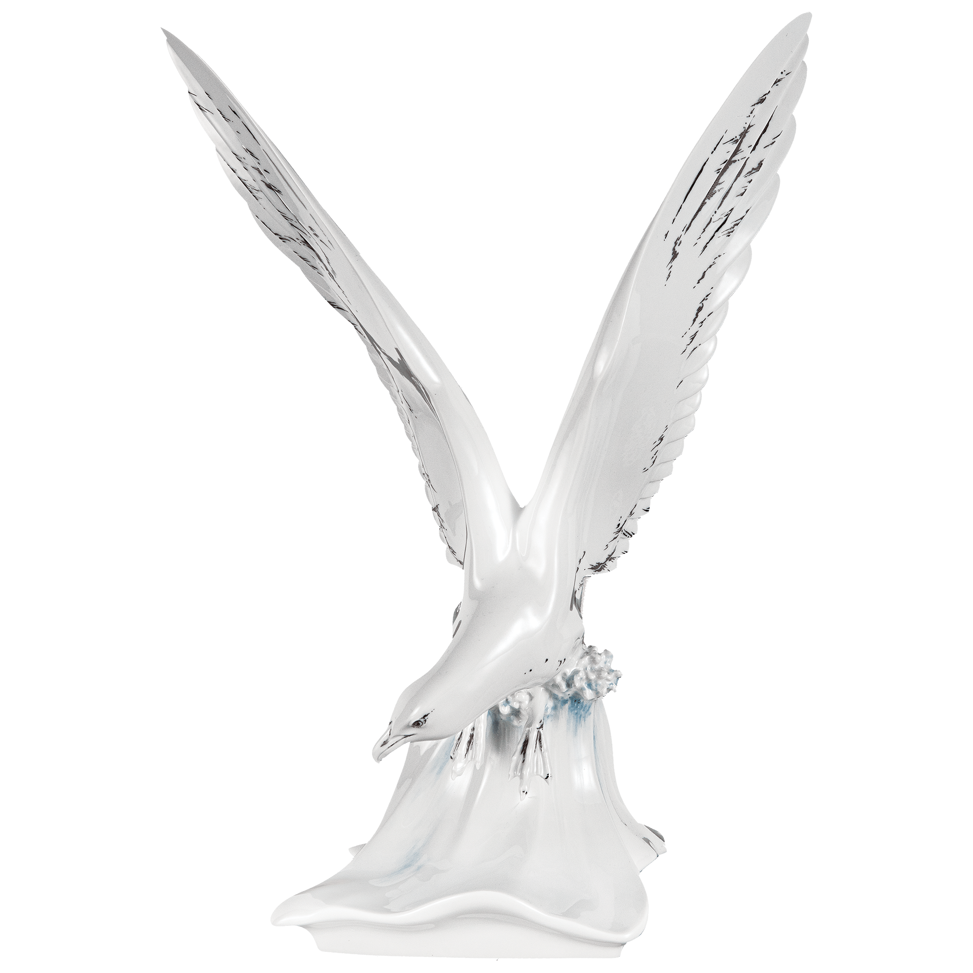 Einzelfigur Möwe, H 40 cm | Meissen Figuren Individuell 90a339 - 77247 - Meissen Weimar