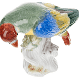 Einzelfigur Papagei, Bunt staffiert, H 11 cm | Meissen Figuren Individuell
