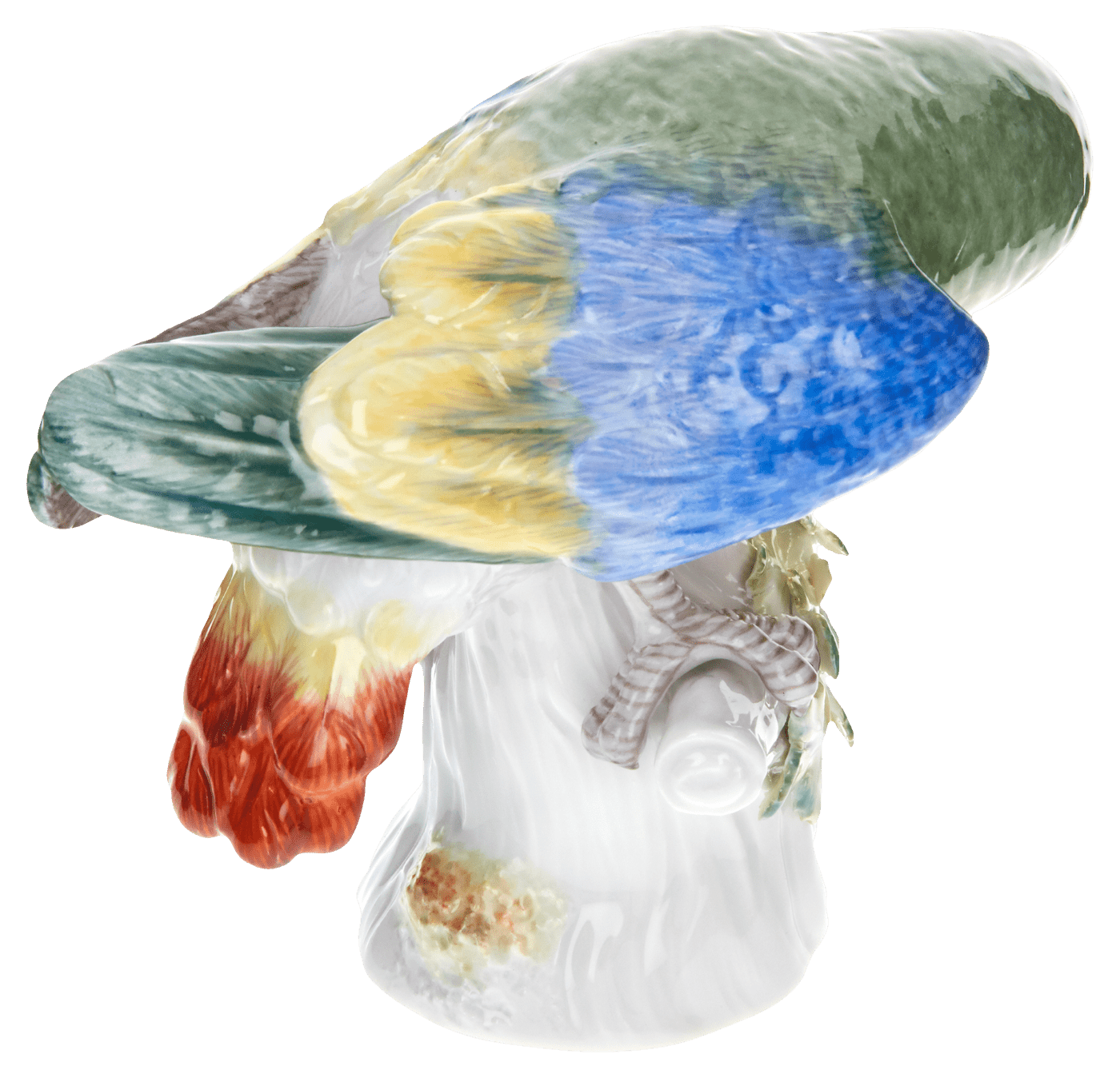 Einzelfigur Papagei, Bunt staffiert, H 11 cm | Meissen Figuren Individuell 900100 - 77029 - Meissen Weimar