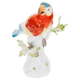 Einzelfigur Papagei, Bunt staffiert, H 16 cm | Meissen Figuren Individuell