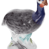 Einzelfigur Perlhuhn, bunt staffiert, H 5 cm | Meissen Figuren Individuell