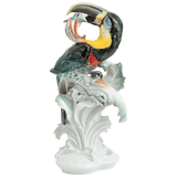 Einzelfigur Pfefferfresser farbig staffiert, H 47 cm | Meissen Figuren Individuell