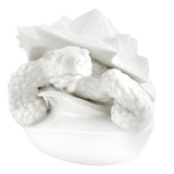 Einzelfigur Schildkröte Weiß H 24 cm | Meissen Figuren Individuell