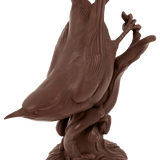Einzelfigur Spechtmeise, Böttgersteinzeug, H 20 cm | Meissen Böttgersteinzeug