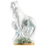 Einzelfigur Tiger, Savanne, H 33 cm | Meissen Figuren Individuell