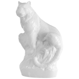 Einzelfigur Tiger, Weiß, H 33 cm | Meissen Figuren Individuell