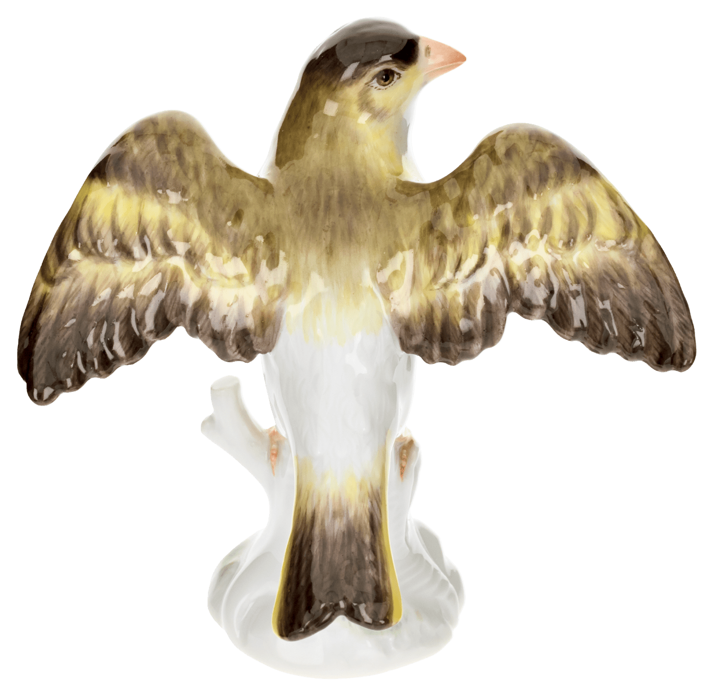 Einzelfigur Vogel Zeisig, Bunt staffiert, H 10 cm | Meissen Figuren Individuell 900100 - 77261 - Meissen Weimar
