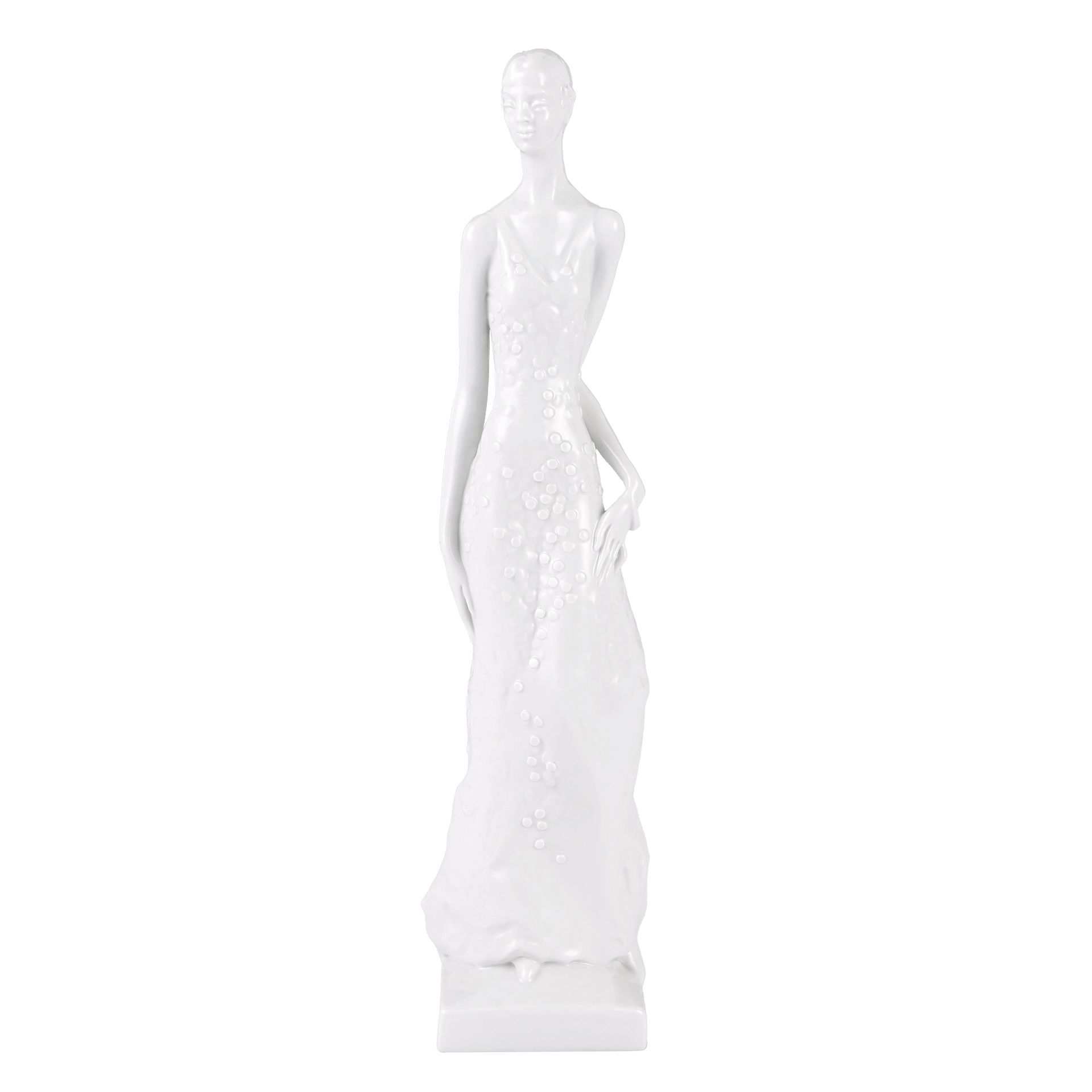 Einzelfigur, Weiß, H 27 cm | Meissen Figuren Individuell 000001 - 73497 - Meissen Weimar