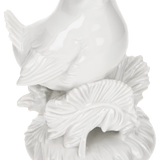 Einzelfigur Zaunkönig, Weiß, H 11 cm | Meissen Figuren-Edition Tierkinder