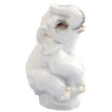 Elefant, Bunt staffiert, leicht, H 5,5 cm | Meissen Figuren-Edition Tierkinder