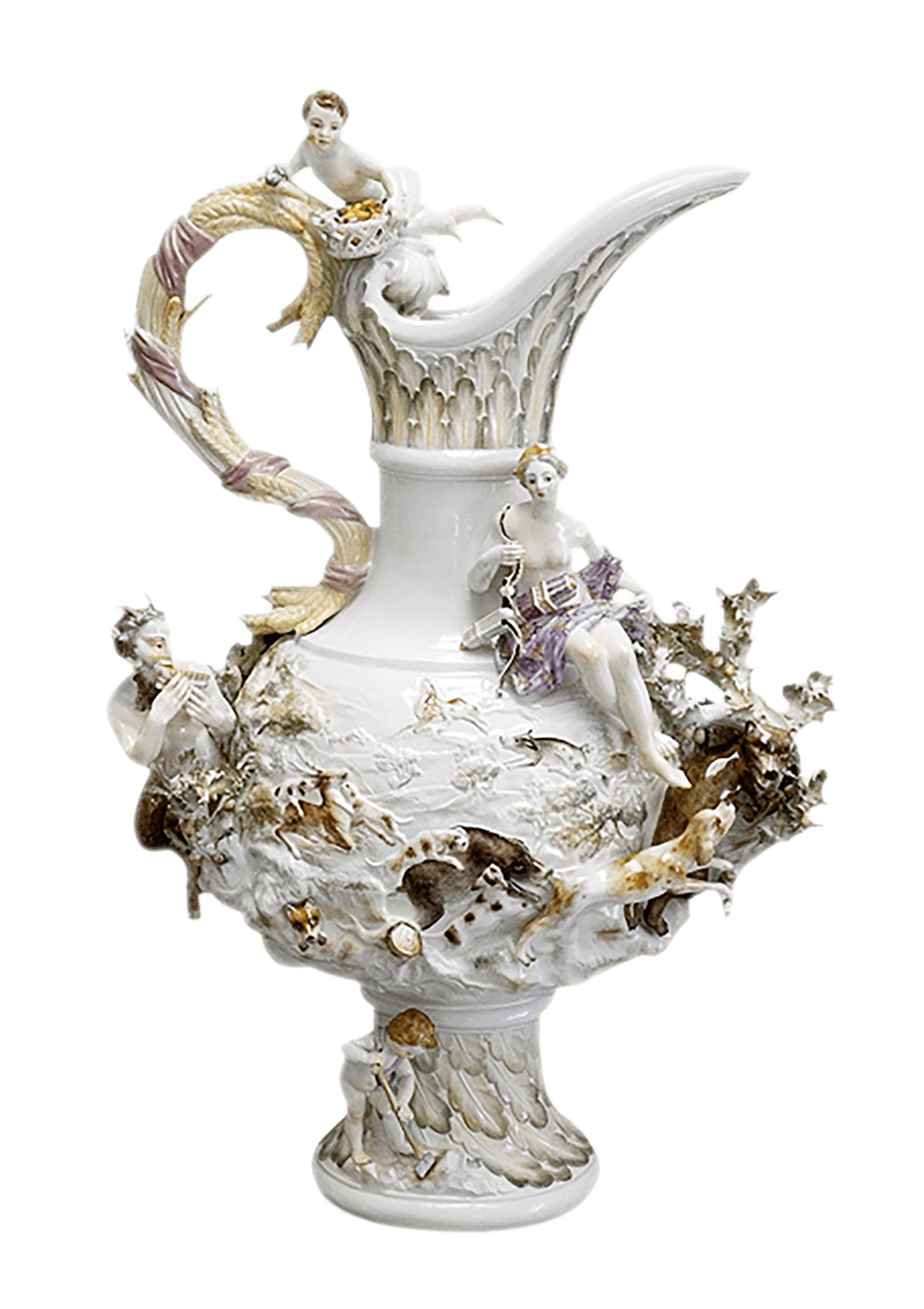 Elementevase Erde, H 71 cm | Meissen Exklusiv - Kollektion 900380 - 81603 - Meissen Weimar