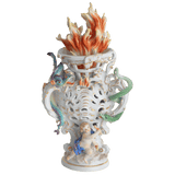 Elementevase Feuer, Porzellan, H 35 cm, Limitierte Auflage | Meissen Limitierte Meisterwerke