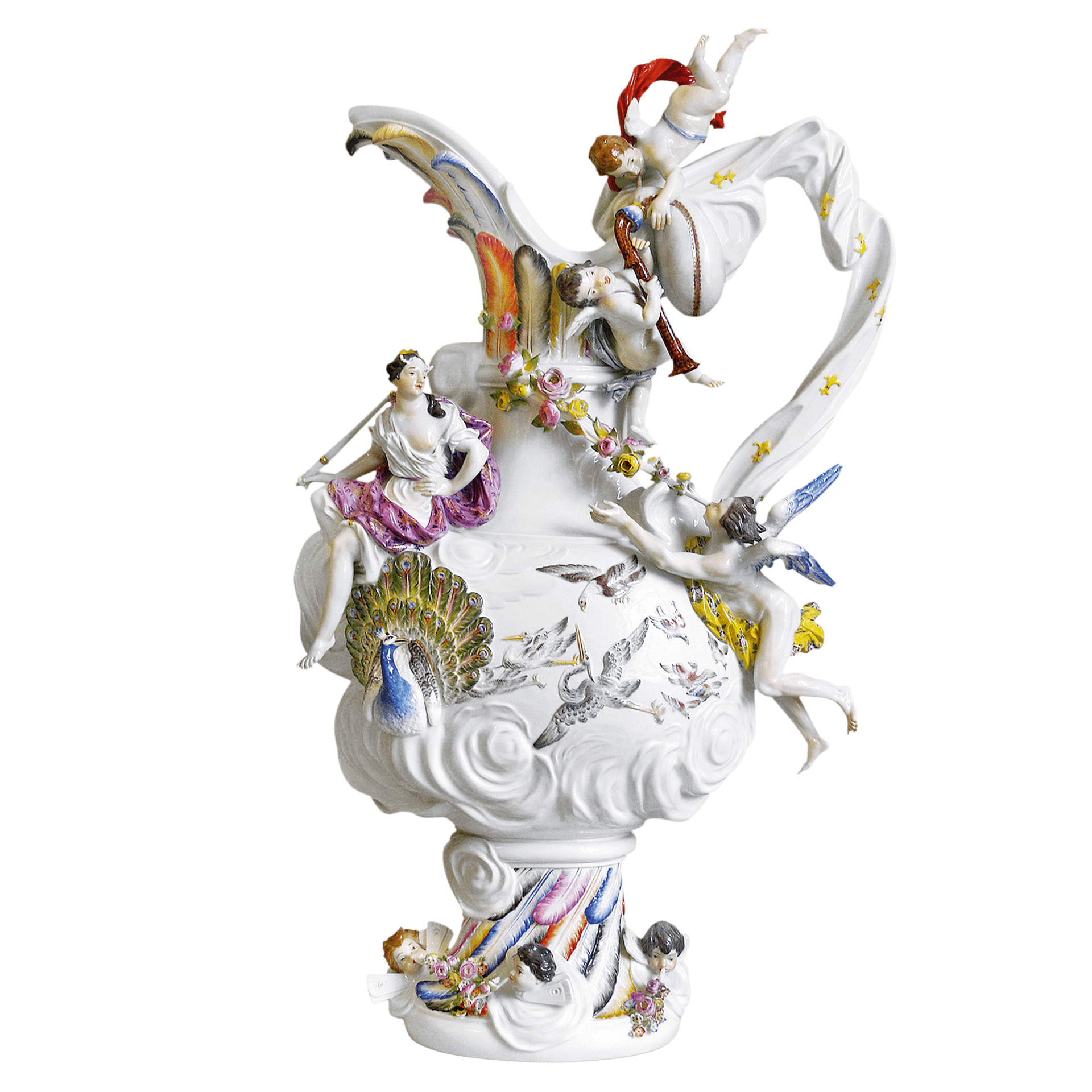 Elementevase Luft, H 67 cm | Meissen Exklusiv - Kollektion 900380 - 81612 - Meissen Weimar