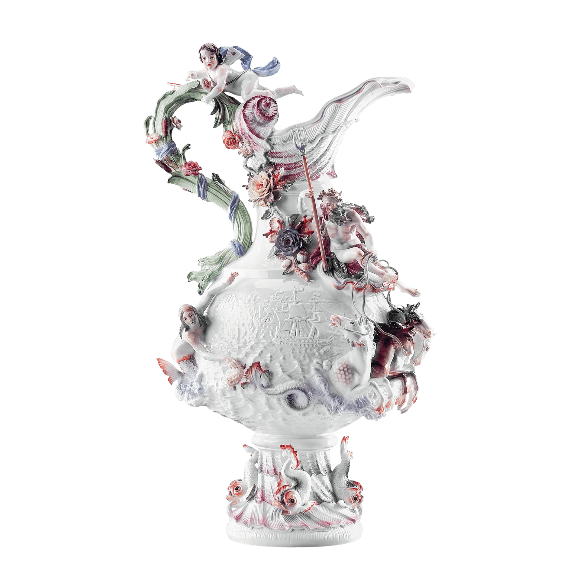 Elementevase Wasser, Exklusiv - Kollektion, H 66 cm | Meissen Exklusiv - Kollektion 900380 - 81609 - Meissen Weimar
