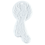 Engel mit Flöte, Weiß, bisquit, H 6,5 cm | Meissen Zweigschmuck  Weihnachtskollektion