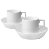 Espresso-Set, 4-tlg, Espresso dell'Arte, Weiß, V 0,05 l | Meissen Geschenk-Set Berlin