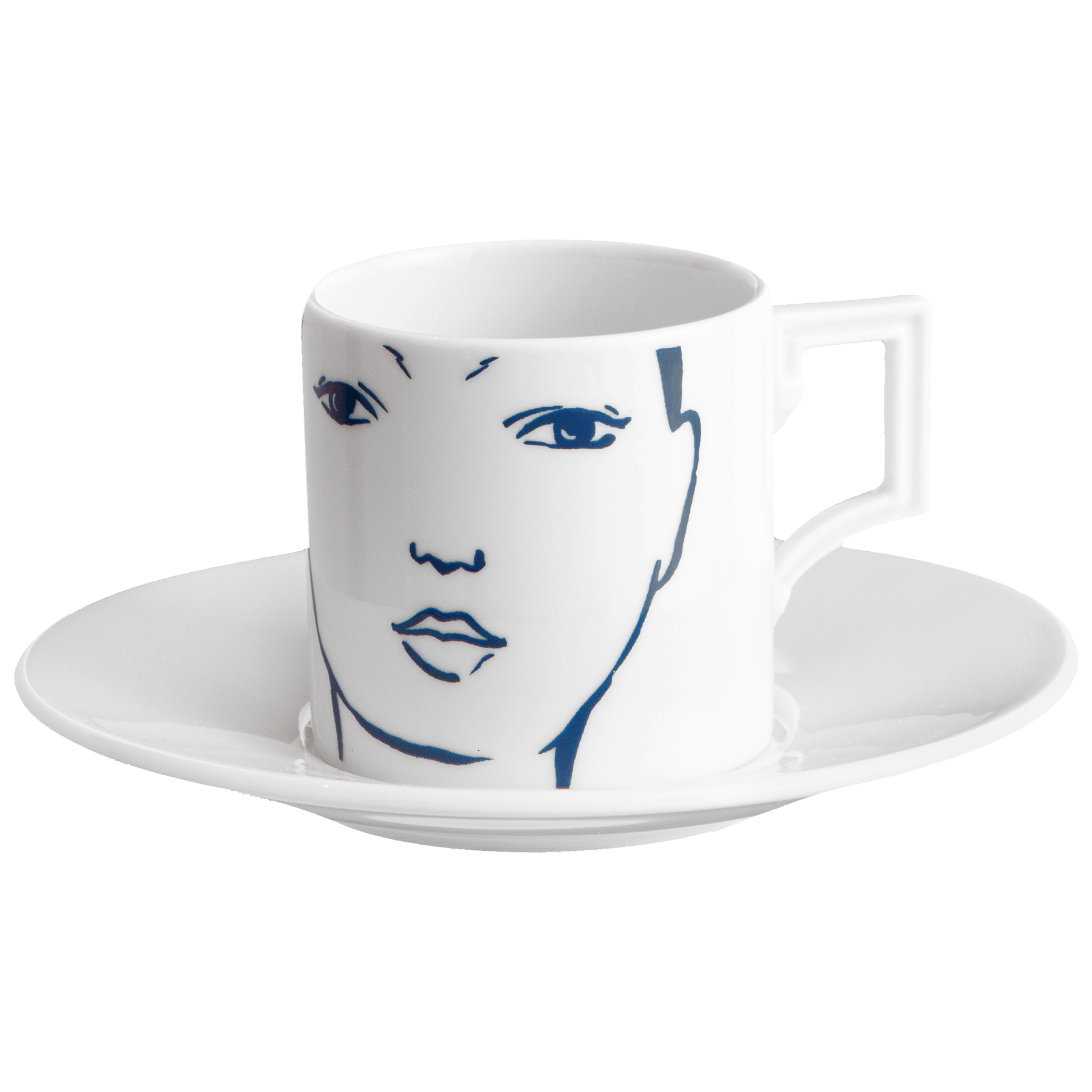Espressotasse Faces Blau ø 5 cm | The Meissen Espresso Collection 79a403 - 55931 - Meissen Weimar