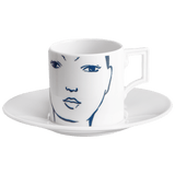Espressotasse Faces Blau ø 5 cm | The Meissen Espresso Collection