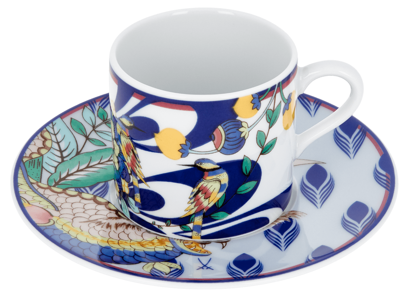 Espressotasse mit Untertasse Mystic Garden Ø 12 cm | Meissen No.41 Collage 79a526 - 36579 - Meissen Weimar