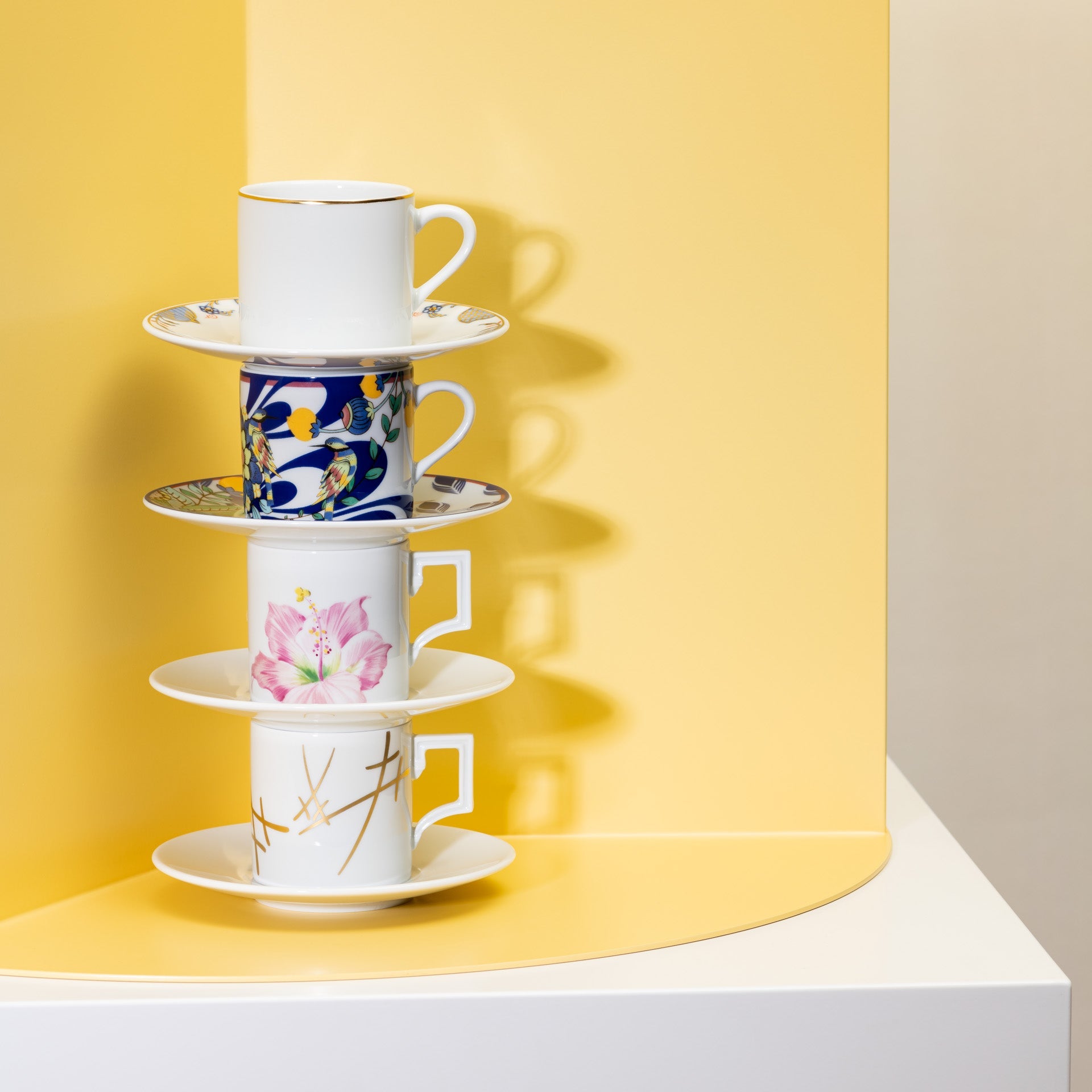 Espressotasse mit Untertasse Mystic Garden Ø 12 cm | Meissen No.41 Collage 79a526 - 36579 - Meissen Weimar