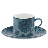 Espressotasse mit Unterteller petrol Ø 12 cm | Meissen No.41 Casa