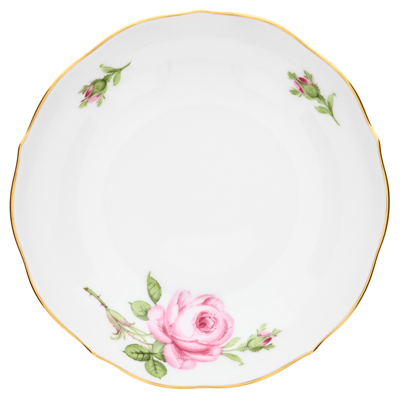 Espressotasse, Rose mitte, bunt, Goldrand, V 0,1 l | Meissen Neuer Ausschnitt 020110 - 00580 - Meissen Weimar