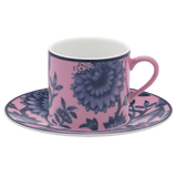 Espressotasse und Untertasse, rosa, H 7 cm | Meissen No.41 Collage