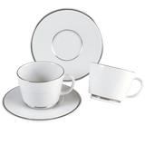 Espressotassen-Set Platinum, 4-teilig | Meissen Vitruv