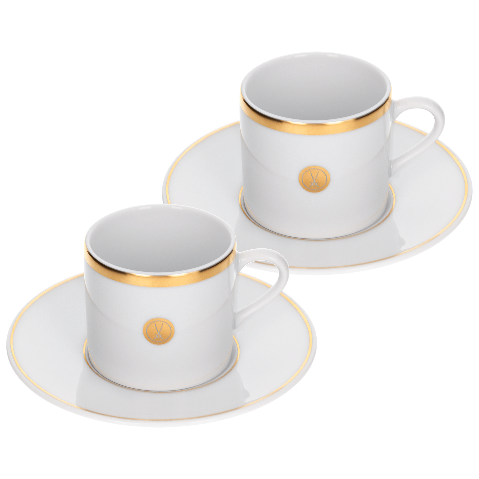 Espressotassen - Set, Swords Luxury Gold, 4 - tlg. | Meissen No.41 Swords Luxury Gold 99a368 - c3603 - Meissen Weimar