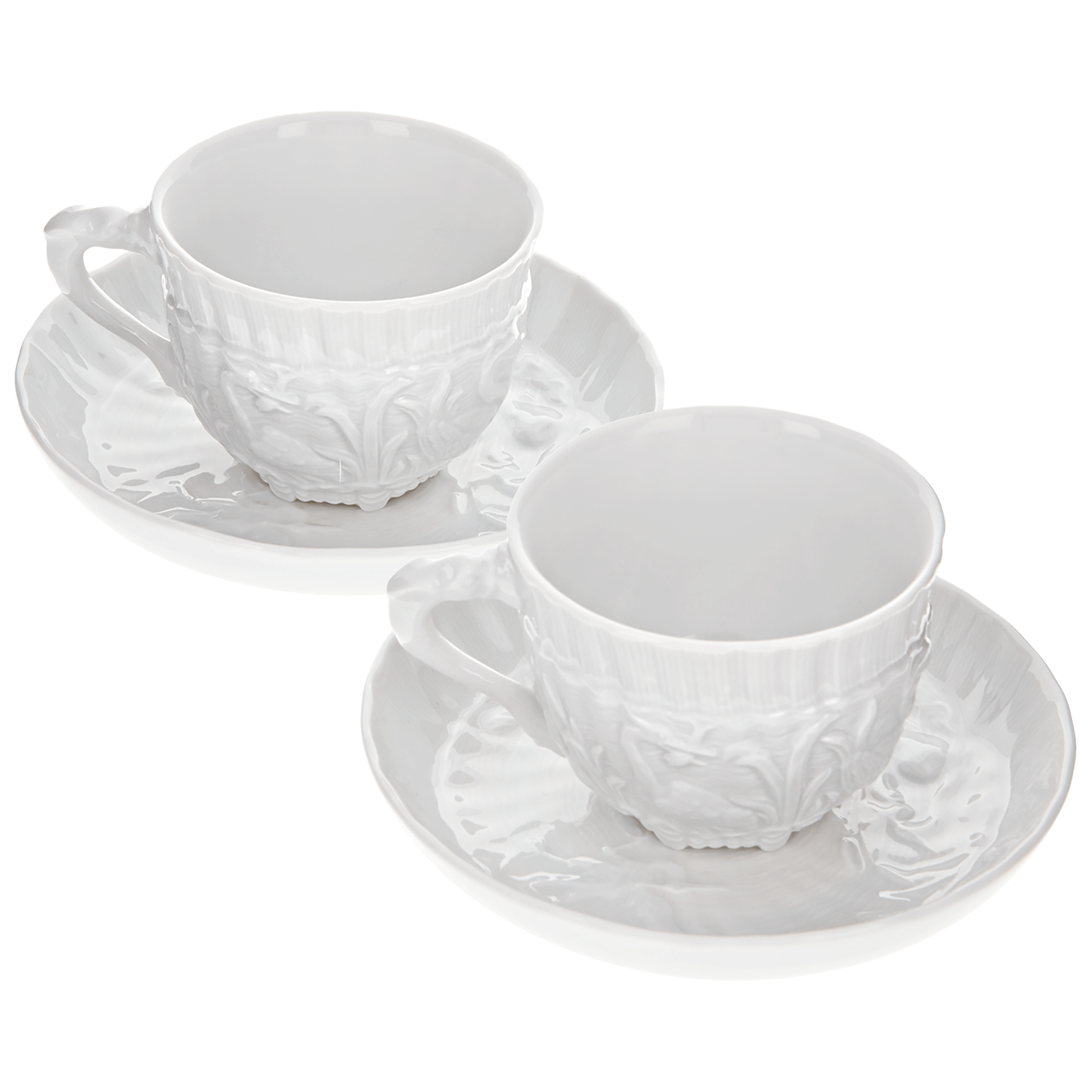 Espressotassen - Set, Weiß, 4 - tlg. | Meissen Schwanendessin 000001 - c0509 - Meissen Weimar