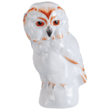 Eule, Rot staffiert - Leicht, H 5,5 cm | Meissen Figuren-Edition Tierkinder